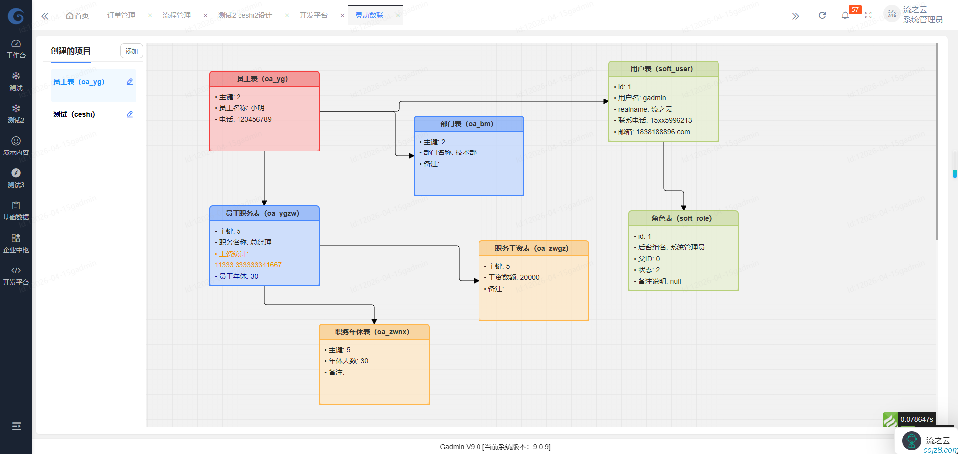 蝈蝈博客 PHP开源工作流 PHP低代码开发平台